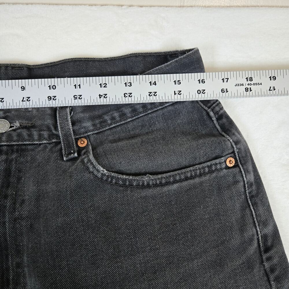 Levi's 505 Jeans Black 34x34 Straight Leg Mens Denim Jeans 0816 - Picture 6 of 11